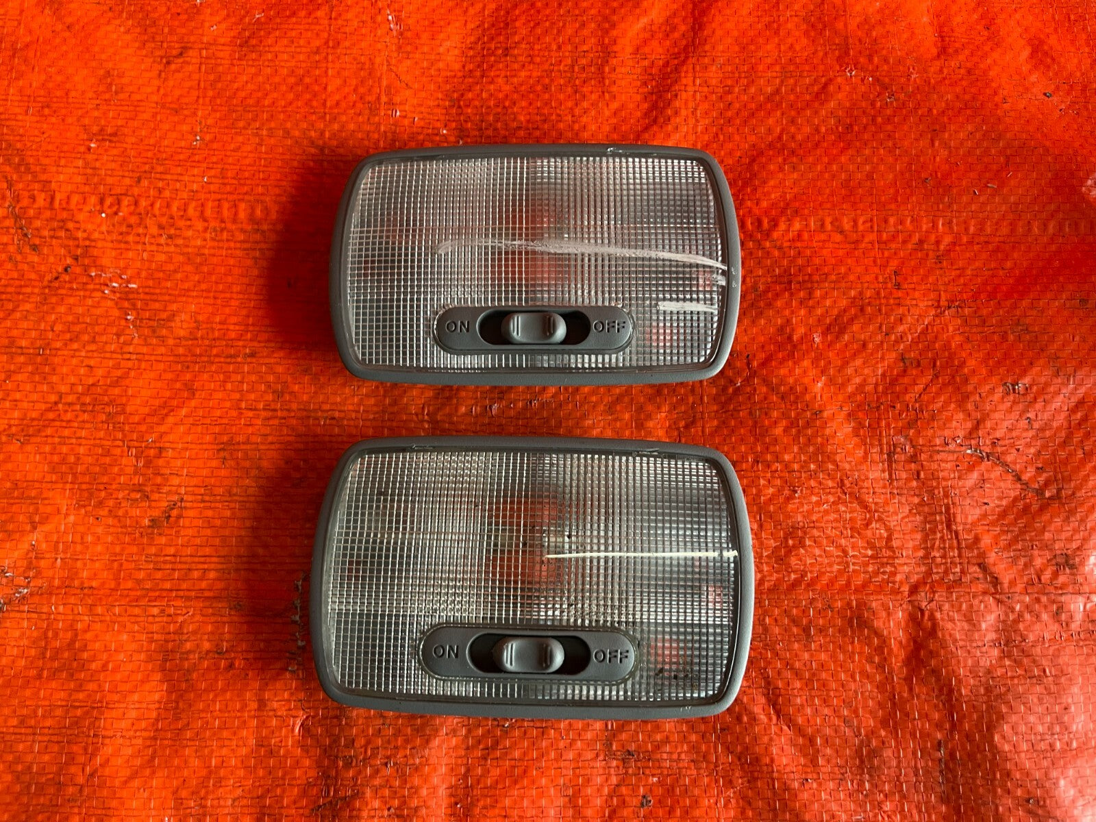 02 06 HONDA CR V CRV   MIDDLE AND REAR   DOME MAP READING LIGHT LAMP SET   OEM 0
