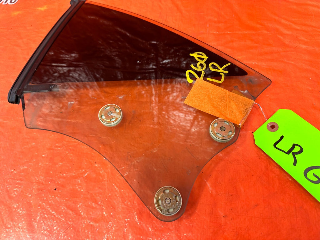 02 10 LEXUS SC430   DRIVER LEFT REAR   DOOR GLASS WINDOW   OEM FACTORY #2615