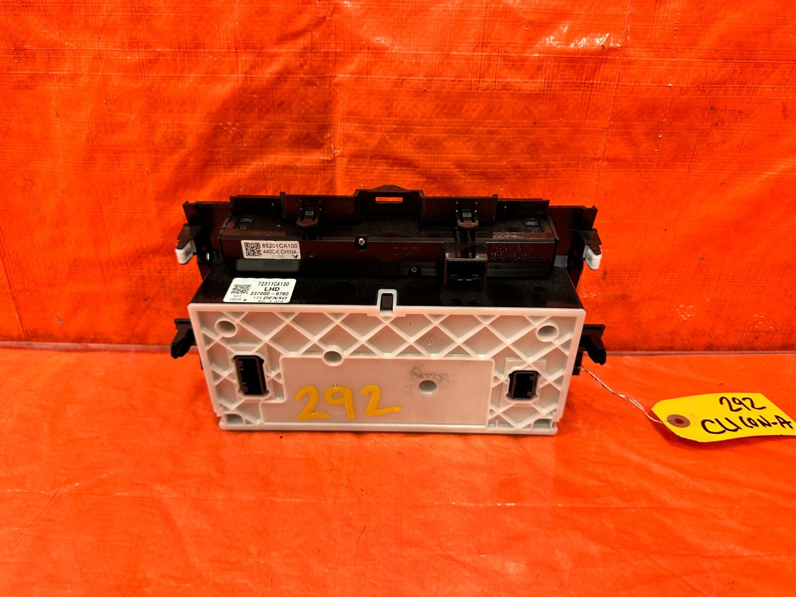 2020 20 SUBARU BRZ   HVAC AIR CONDITIONING AC HEATER CLIMATE CONTROL   OEM #2924