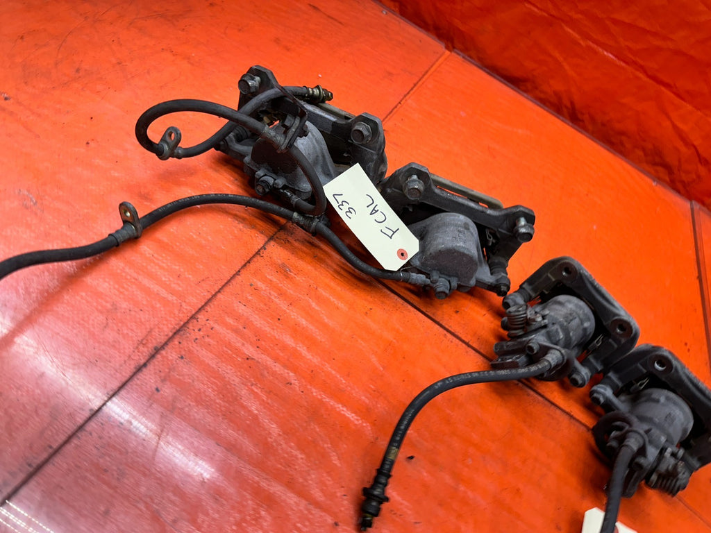 00 03 HONDA S2000 AP1 FRONT REAR BRAKE CALIPERS BRACKETS PADS SET LEFT RIGHT #3320