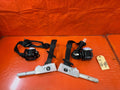 14 23 INFINITI Q50 LEFT & RIGHT FRONT SEAT BELTS SAFETY BELT BLACK OEM FACTORY .0