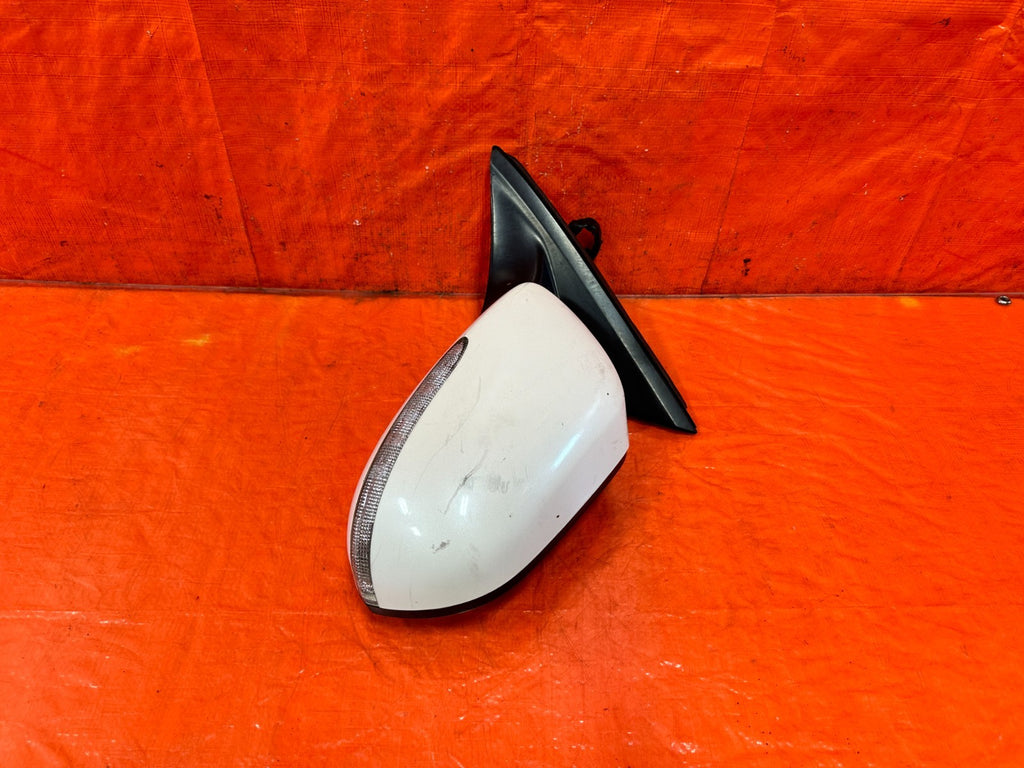 04 08 ACURA TSX   DRIVER LEFT EXTERIOR SIDE VIEW MIRROR WHITE COLOR OE OEM #3044
