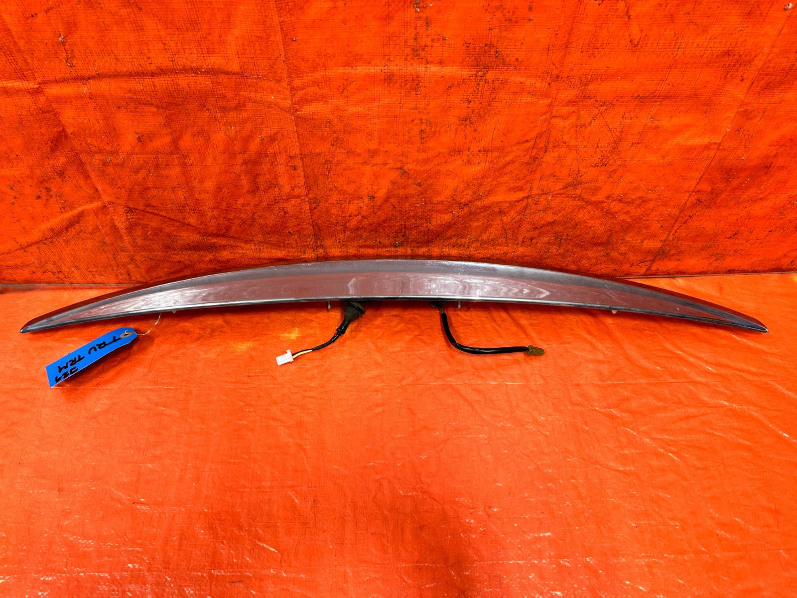 09 15 INFINITI G37 Q60 CONVERTIBLE REAR TRUNK LID LINER TRIM PANEL W/ CAMERA 32911