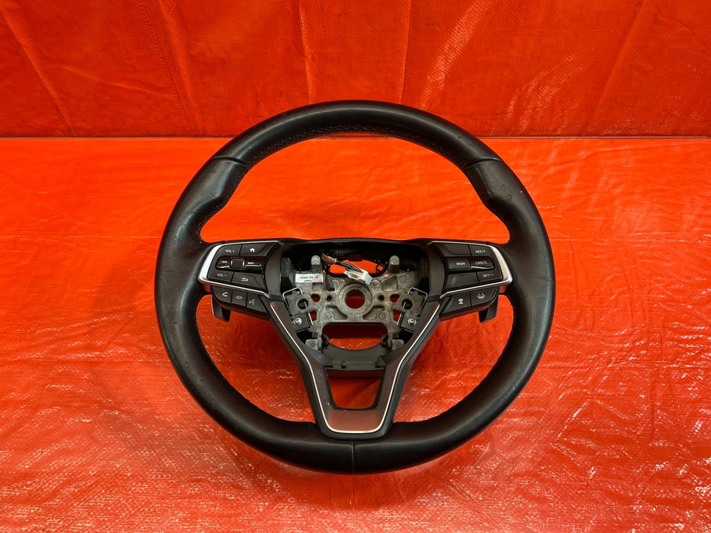 18 21 HONDA ACCORD EX L & SPORT   BLACK LEATHER STEERING WHEEL W/ PADDLE SHIFTER0