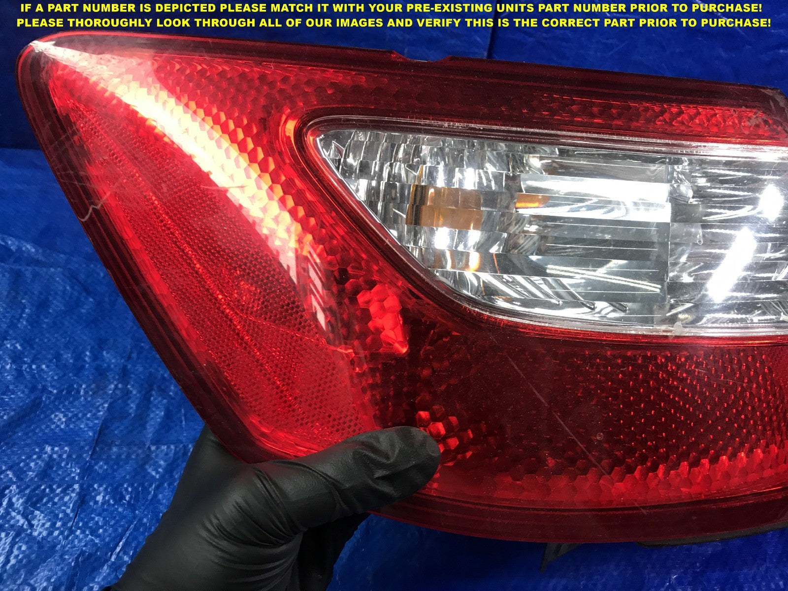 OEM 2006 2007 2008 HONDA CIVIC 2 DOOR COUPE ONLY DRIVER LEFT TAIL LIGHT FLAW2