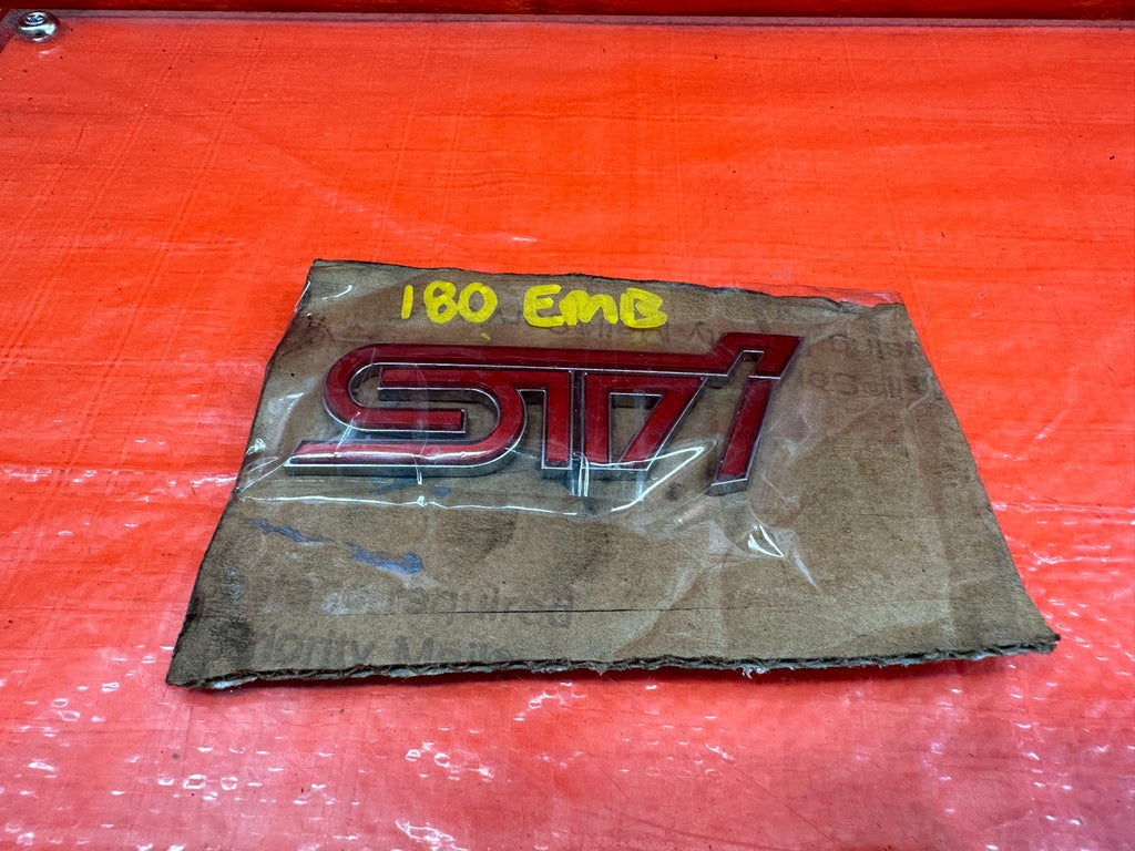 15 21 SUBARU WRX & STI   TRUNK BADGE EMBLEM INSIGNIA ORNAMENT OEM FACTORY #180 14