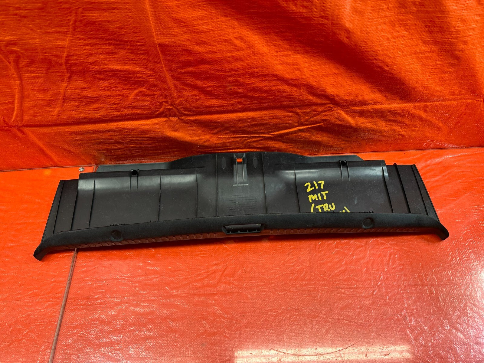 08 15 LANCER EVOLUTION X EVO 10 TRUNK LID PANEL COVER TRIM CARPET LINER OEM #2179