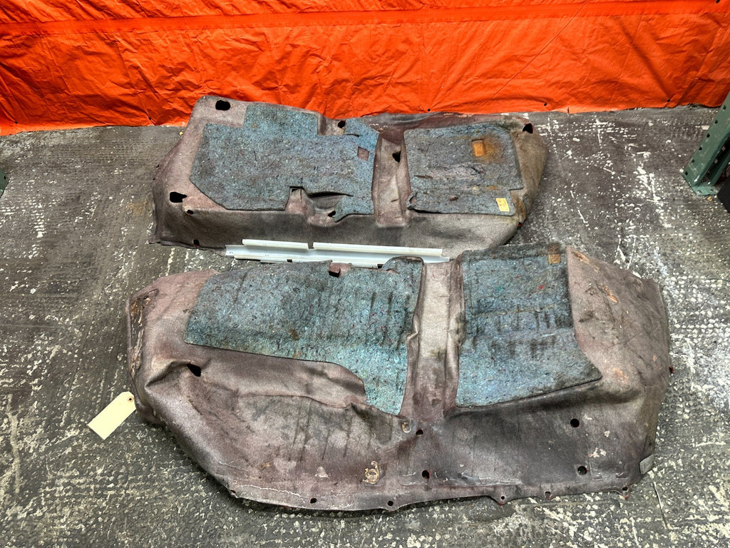 00-09 HONDA S2000 CONV 2.0L 2.2L F20C RED FLOOR CARPET MATS LEFT RIGHT OEM #S2K19