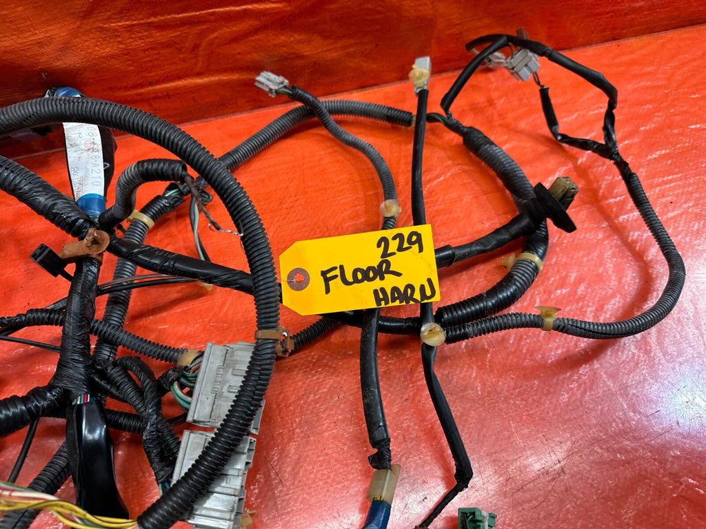 98 01 INTEGRA SEDAN GS GSR LS   FLOOR / REAR WIRING HARNESS WIRE LOOM   OEM #2296