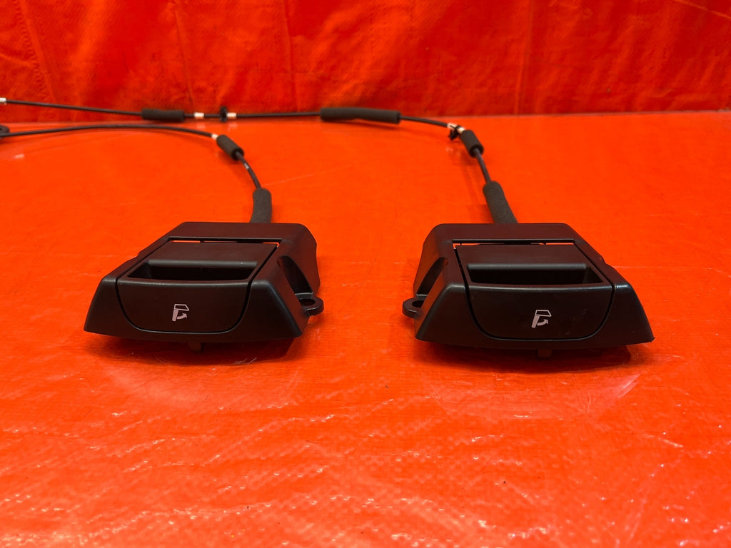 09 14 ACURA TSX LEFT & RIGHT REAR SEAT RECLINIG RELEASE CABLES W PULL HANDLE 1675