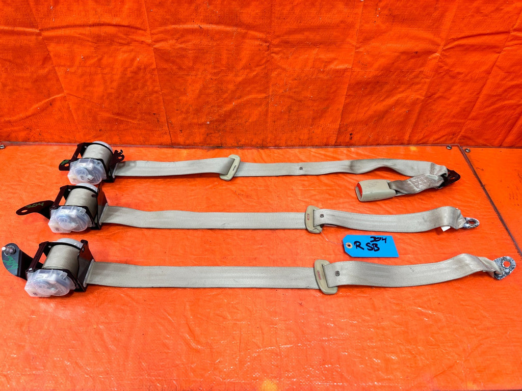 04 08 ACURA TSX   REAR SEAT BELT SET   LEFT & RIGHT SEAT BELTS   TAN   OEM #3040
