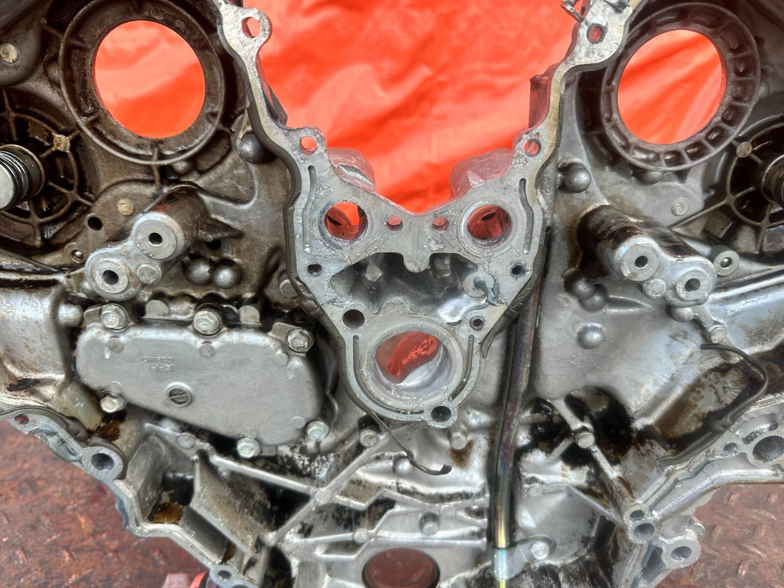 16 20 INFINITI Q50 & Q60   3.0L 300HP   TIMING CHAIN COVER CASE W/ L & R COVERS14