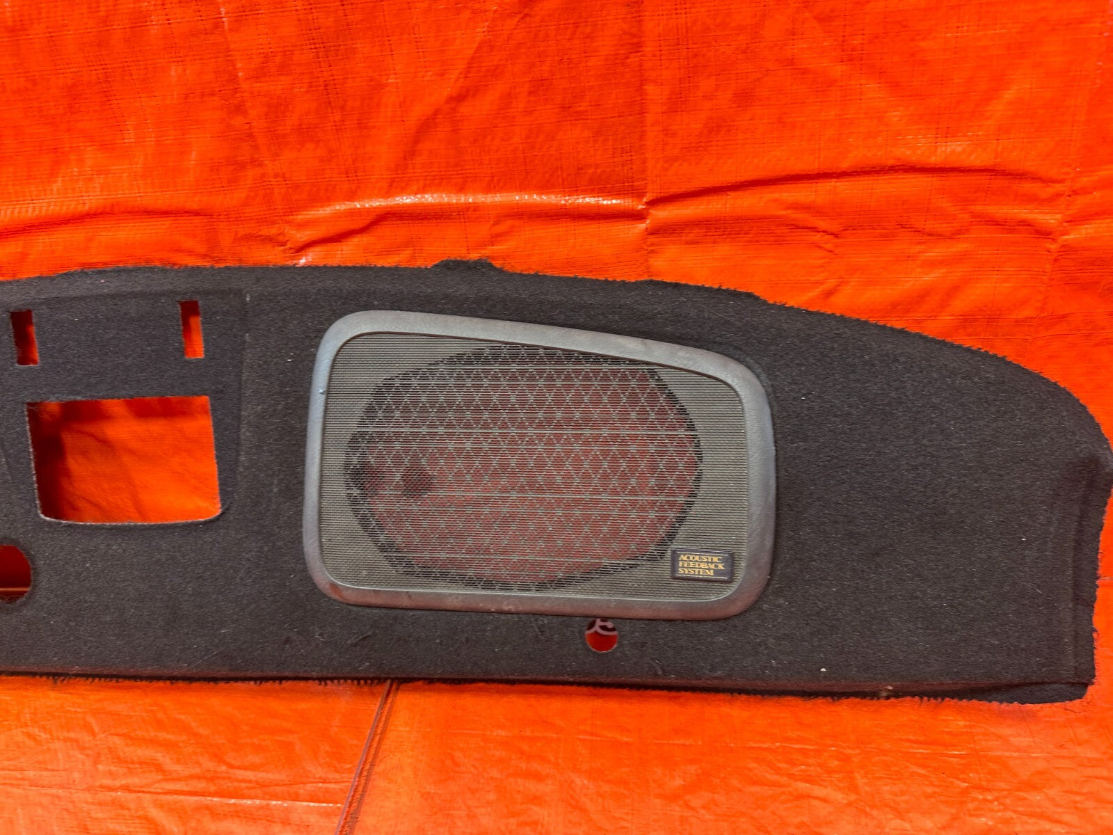 97 01 HONDA PRELUDE   REAR UPPER TRUNK TRIM / SPEAKER COVER TRAY  5