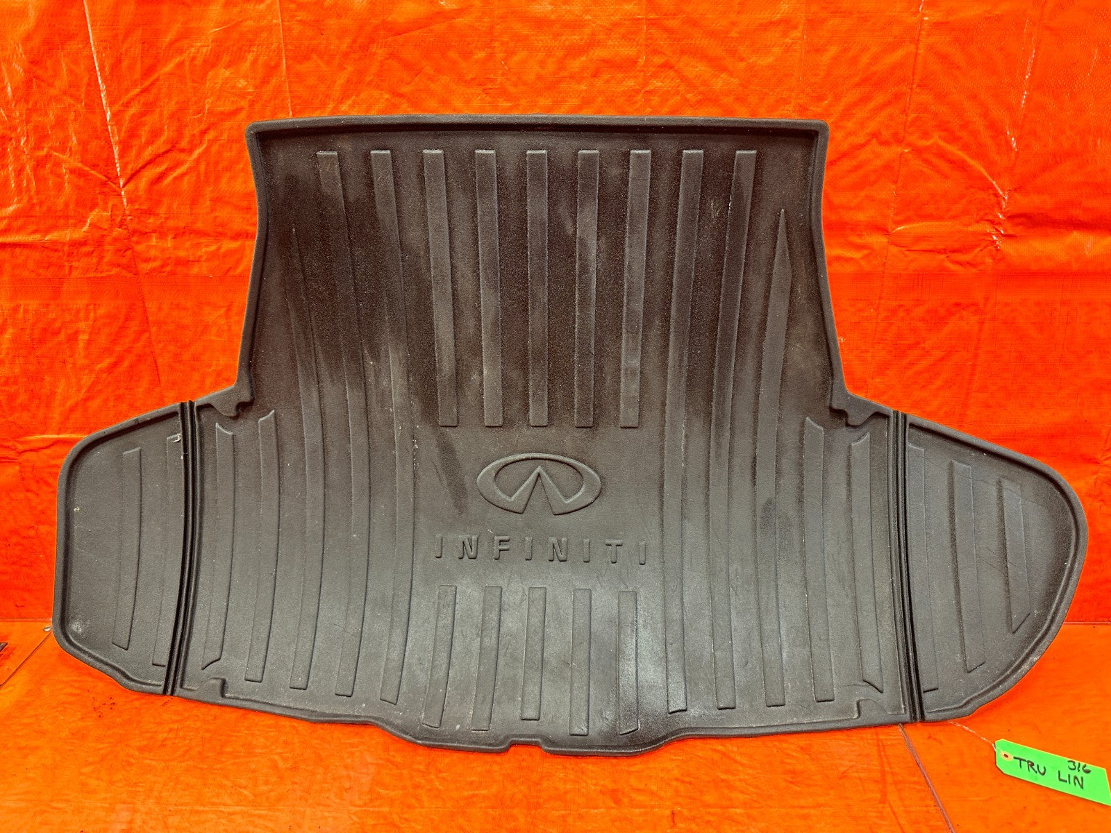 14 20 INFINITI Q50   ALL SEASON / WEATHER   REAR TRUNK MAT LINER LINING OEM #3161