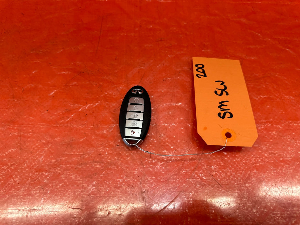 16 20 INFINITI Q50 & Q60   3.0L   WIRELESS KEY FOB MODULE   OEM FACTORY #2009