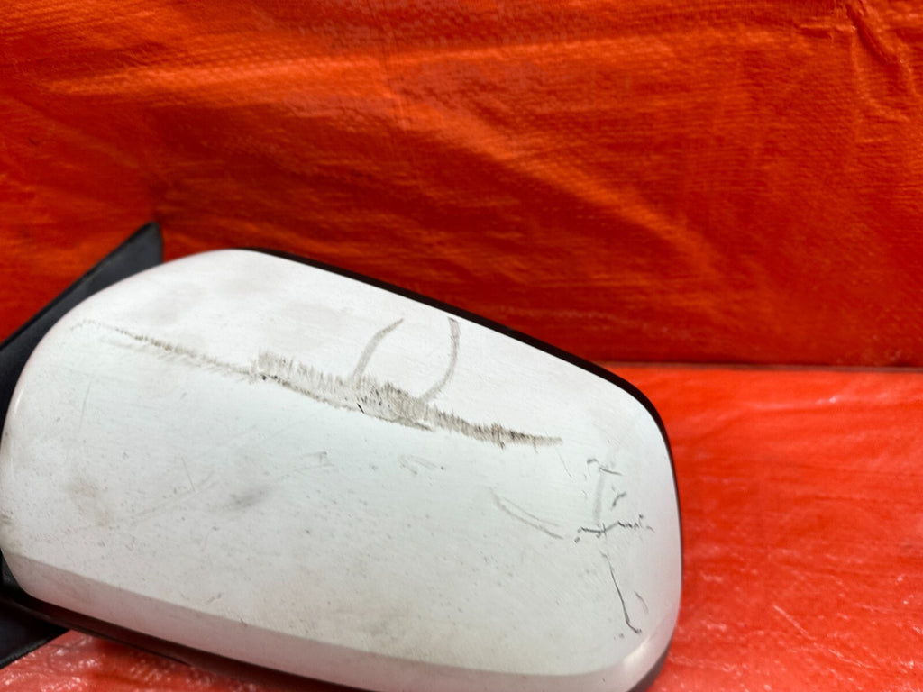 08 15 LANCER EVOLUTION X EVO 10   DRIVER LEFT SIDE VIEW MIRROR WHITE   OEM #2172