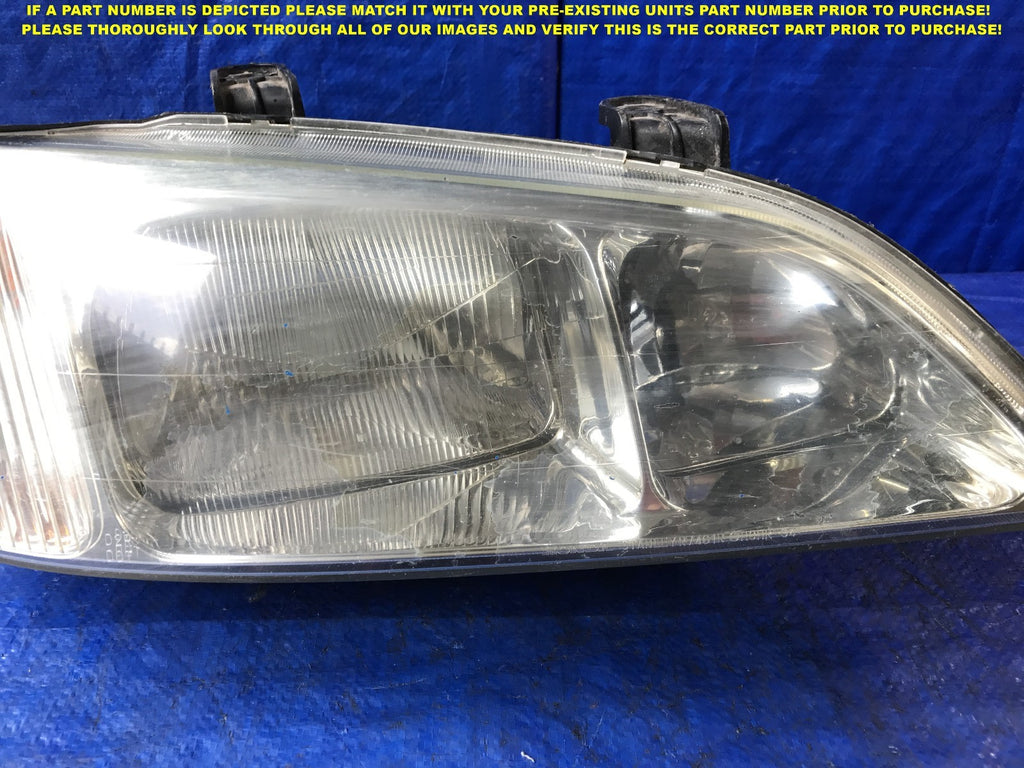 OEM 1999 2000 2001 99 00 01 ACURA TL PASSENGER RIGHT HEADLIGHT R RH  2