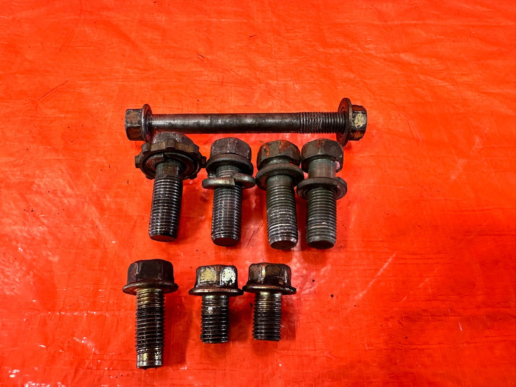 03 06 LANCER EVOLUTION VIII 8 EVO IX 9   REAR TRANSMISSION BRACKET BOLTS EVO95