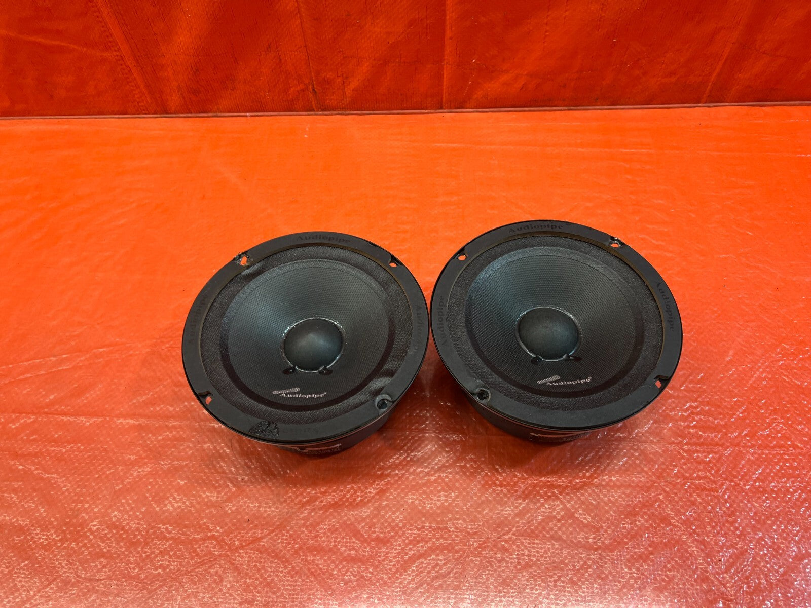 AUDIOPIPE BRAND   APMB 638SB C MODEL   SPEAKER PAIR OF 2   USED0