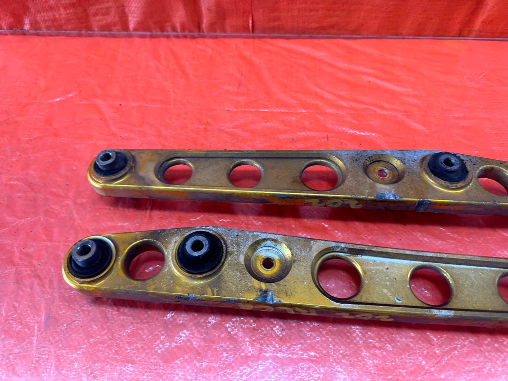 96 00 HONDA CIVIC   ALUMINUM REAR LOWER CONTROL ARMS GOLD COLOR   #20211