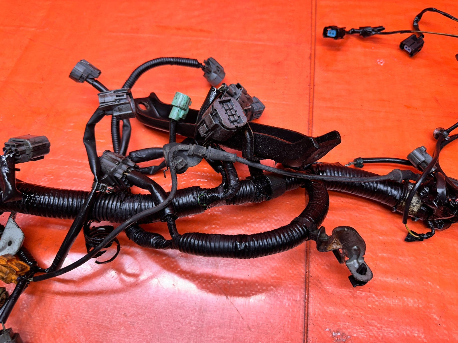 97 01 HONDA PRELUDE 2.2L H22A MT MANUAL ENGINE MOTOR WIRE WIRING HARNESS #3357