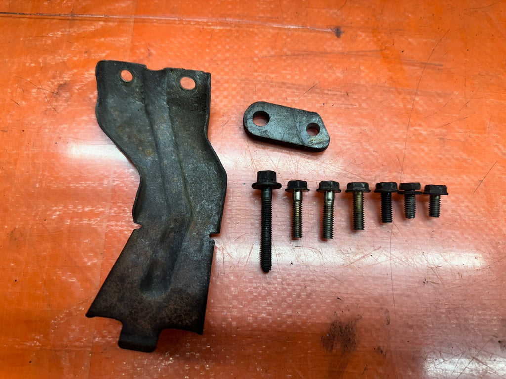 97 01 HONDA PRELUDE 2.2L POWER STEERING PUMP BRACKET BOLTS HARDWARE OEM #3365