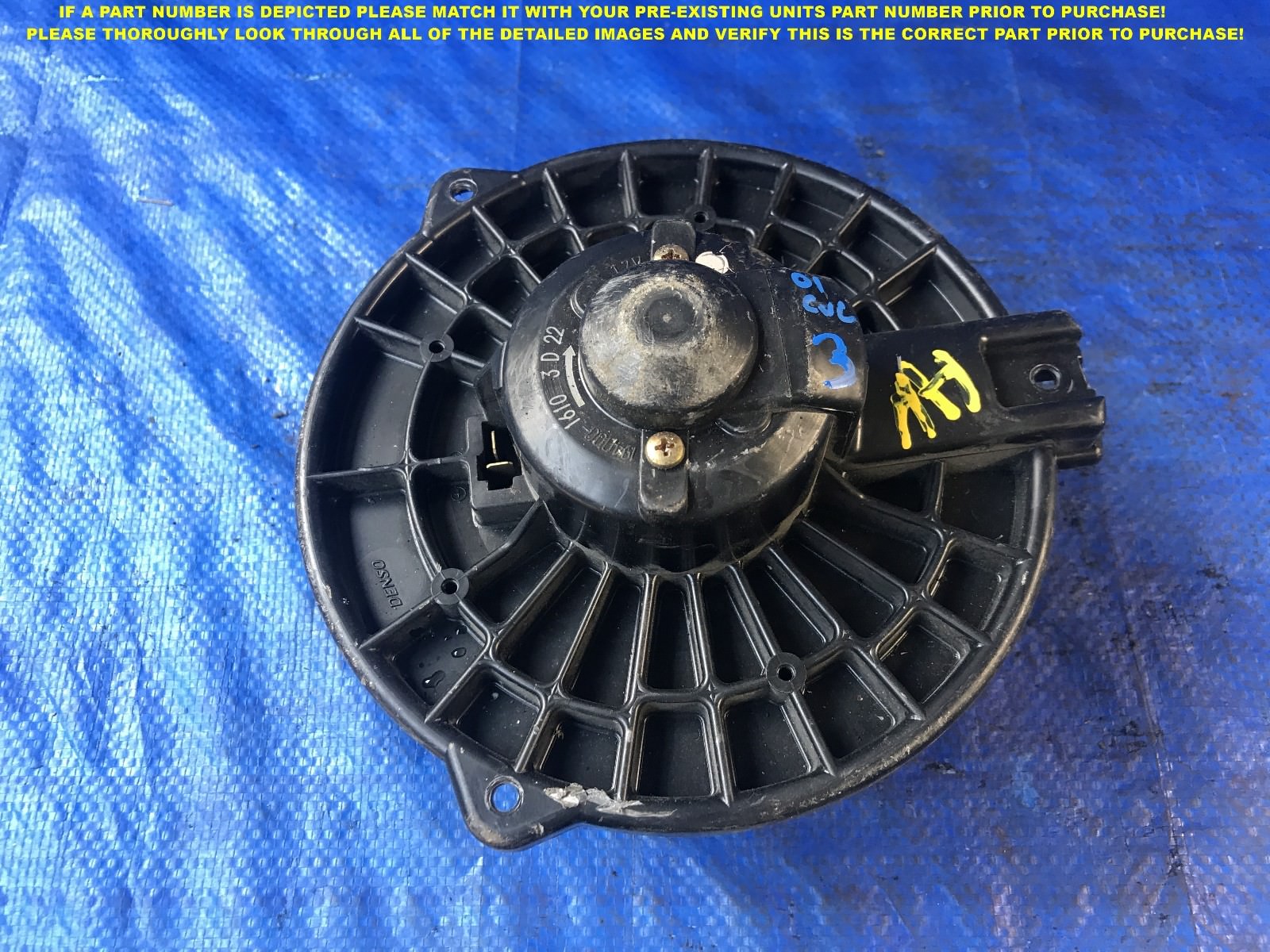 OEM 2001 2002 2003 2004 2005 HONDA CIVIC AC BLOWER MOTOR FAN ** 0
