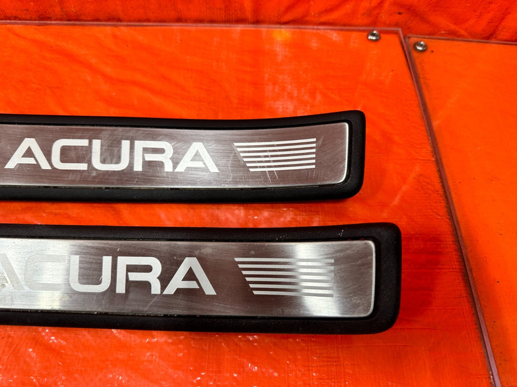 09 14 ACURA TSX   FLOOR PILLAR SCUFF PLATE SET LEFT RIGHT FRONT REAR   OEM #2795