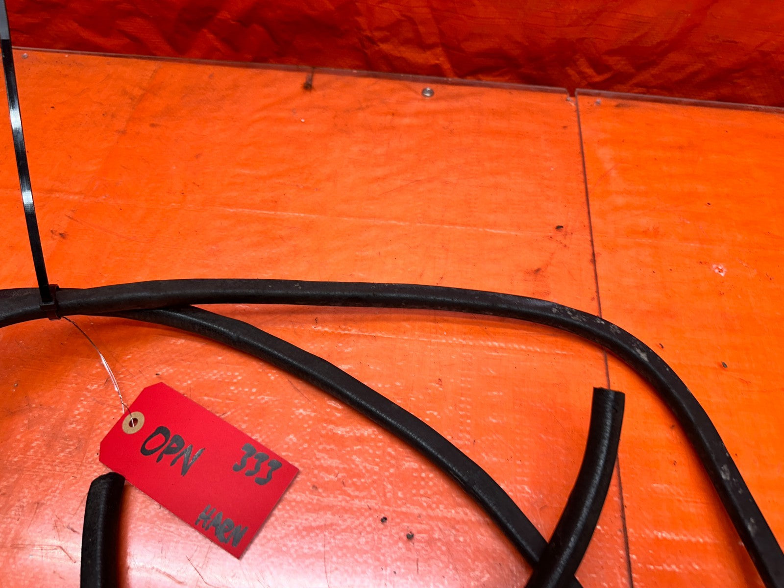 92 95 HONDA CIVIC EX 2D   UPPER CHASSIS DOOR OPENING MOLDING TRIM   OEM #3337