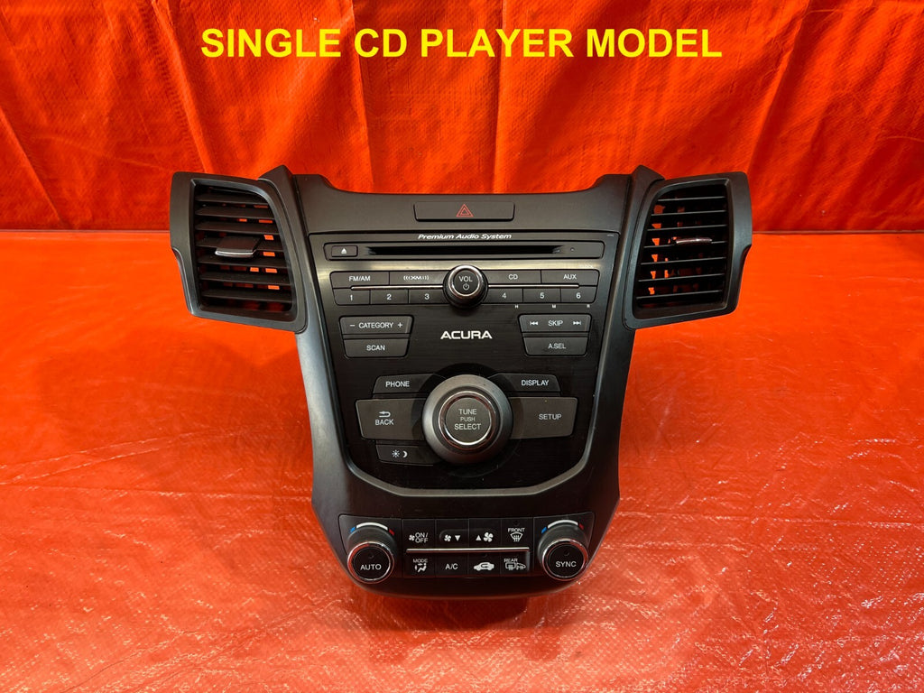 13 18 ACURA RDX BASE   AM FM RADIO STEREO CD PLAYER   39100 TX4 A01   OEM #1530