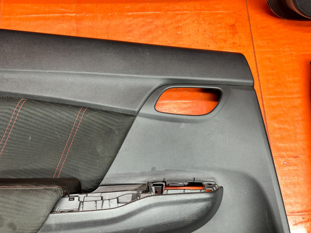 13 15 HONDA CIVIC SI 4D INTERIOR FRONT REAR LEFT RIGHT DOOR PANEL SET OEM DNP18