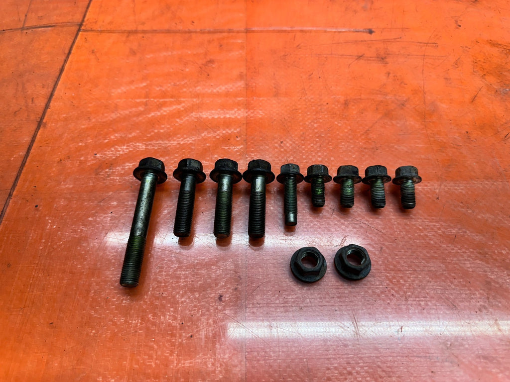 04-05 ACURA TSX 2.4L K24A2 FRONT ENGINE MOTOR MOUNT BOLTS HARDWARE OEM #3384
