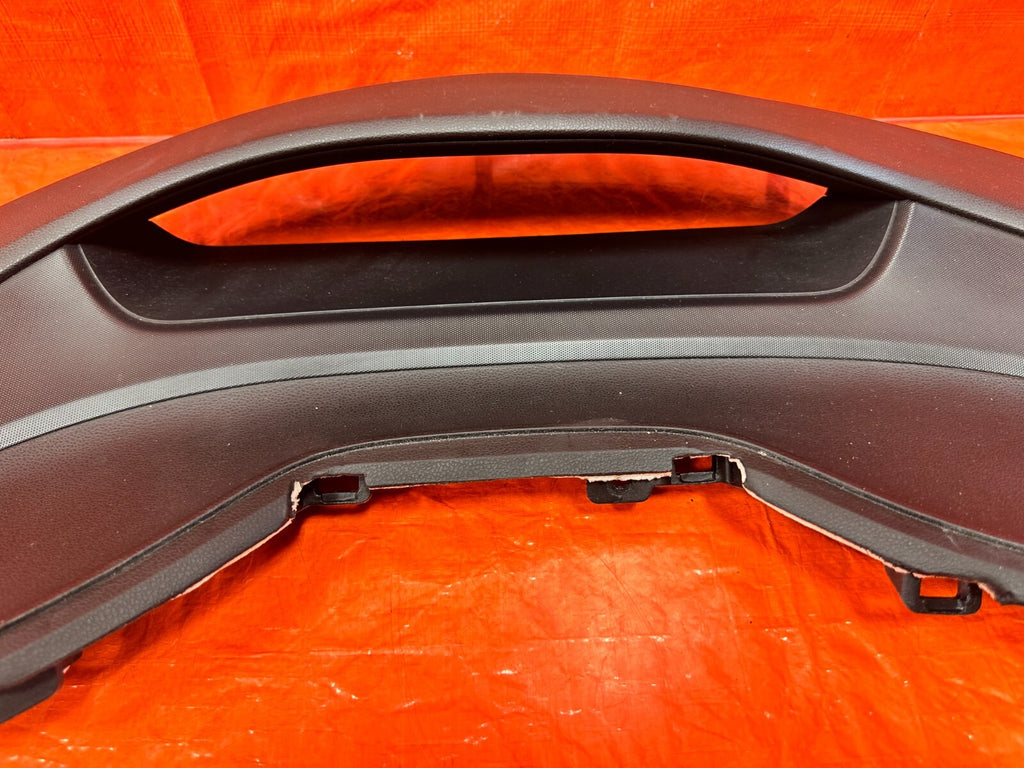 06 11 HONDA CIVIC SI UPPER DASH DASHBOARD SPEEDOMETER BEZEL TRIM PLASTIC OEM 2823