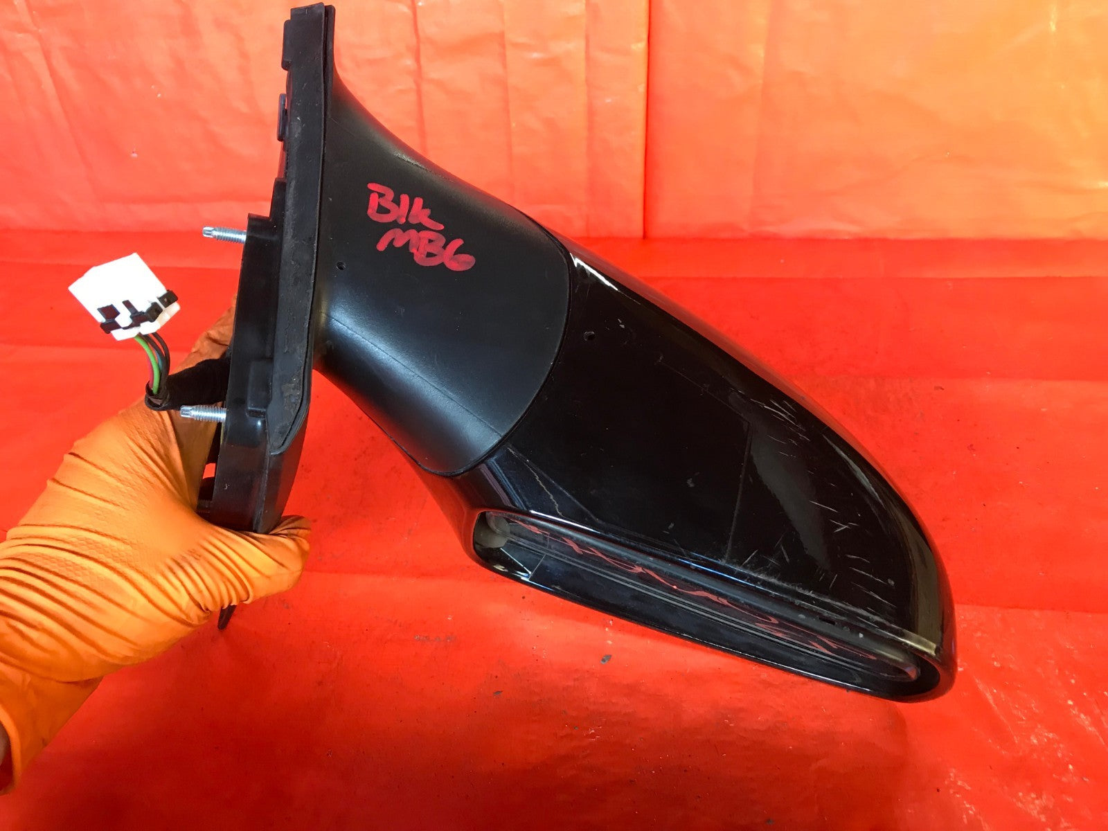 OEM 2011 2012 HYUNDAI SONATA DRIVER LEFT SIDE VIEW MIRROR   BLACK  NON TURN SGNL10
