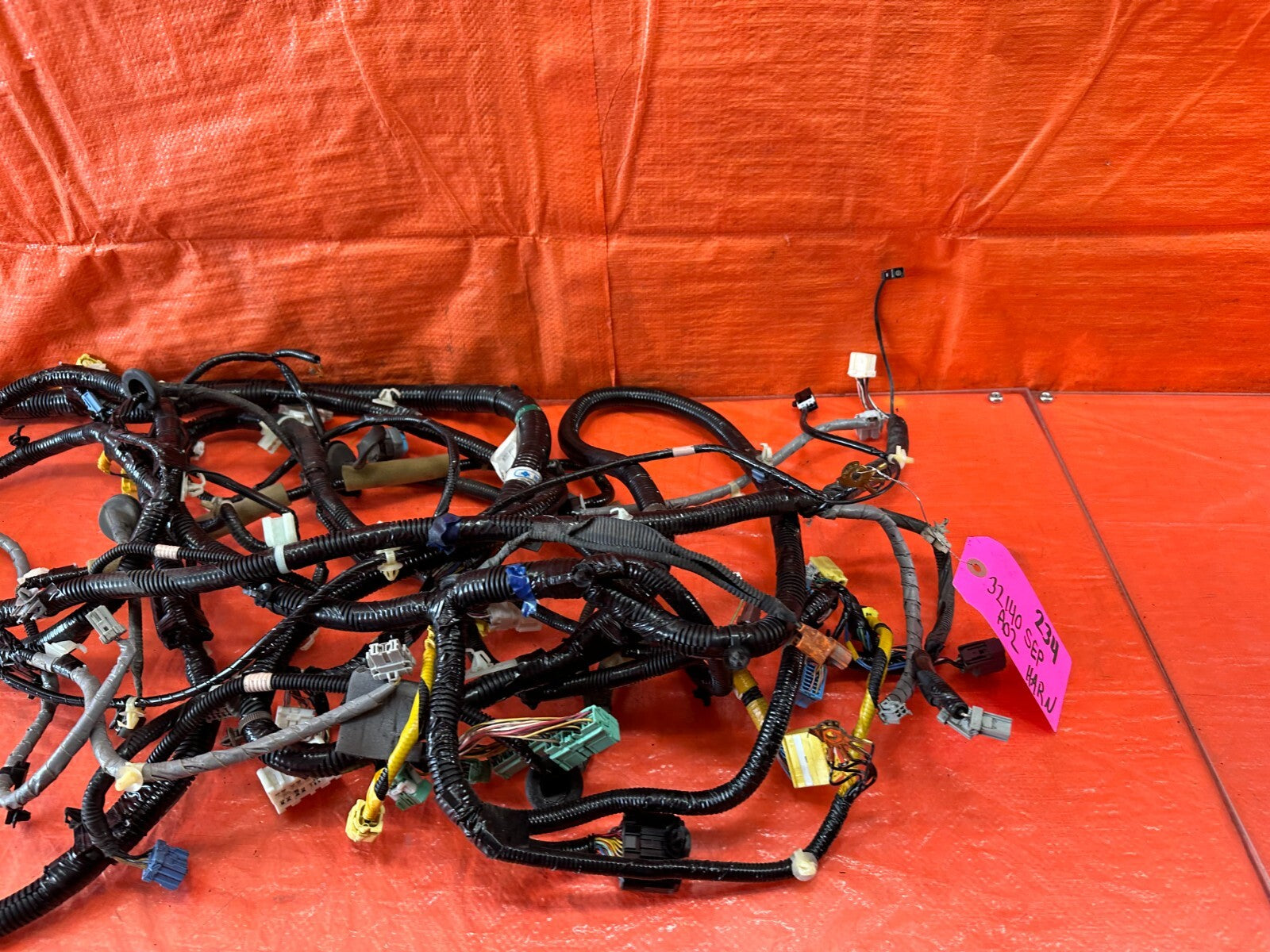 2006 06 ACURA TL   INTERIOR LOWER FLOOR WIRING HARNESS WIRE LOOM   OEM #2343
