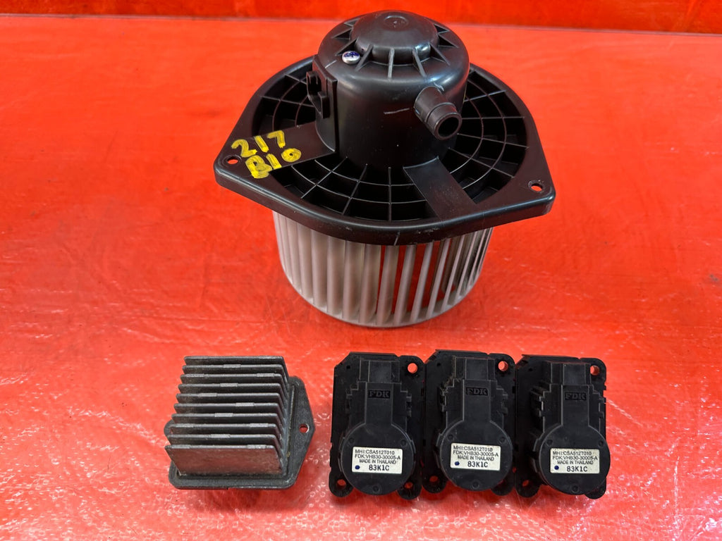 08 15 LANCER EVOLUTION X EVO 10 HVAC AIR CONDITIONING BLOWER W/ MODULES OEM #2177