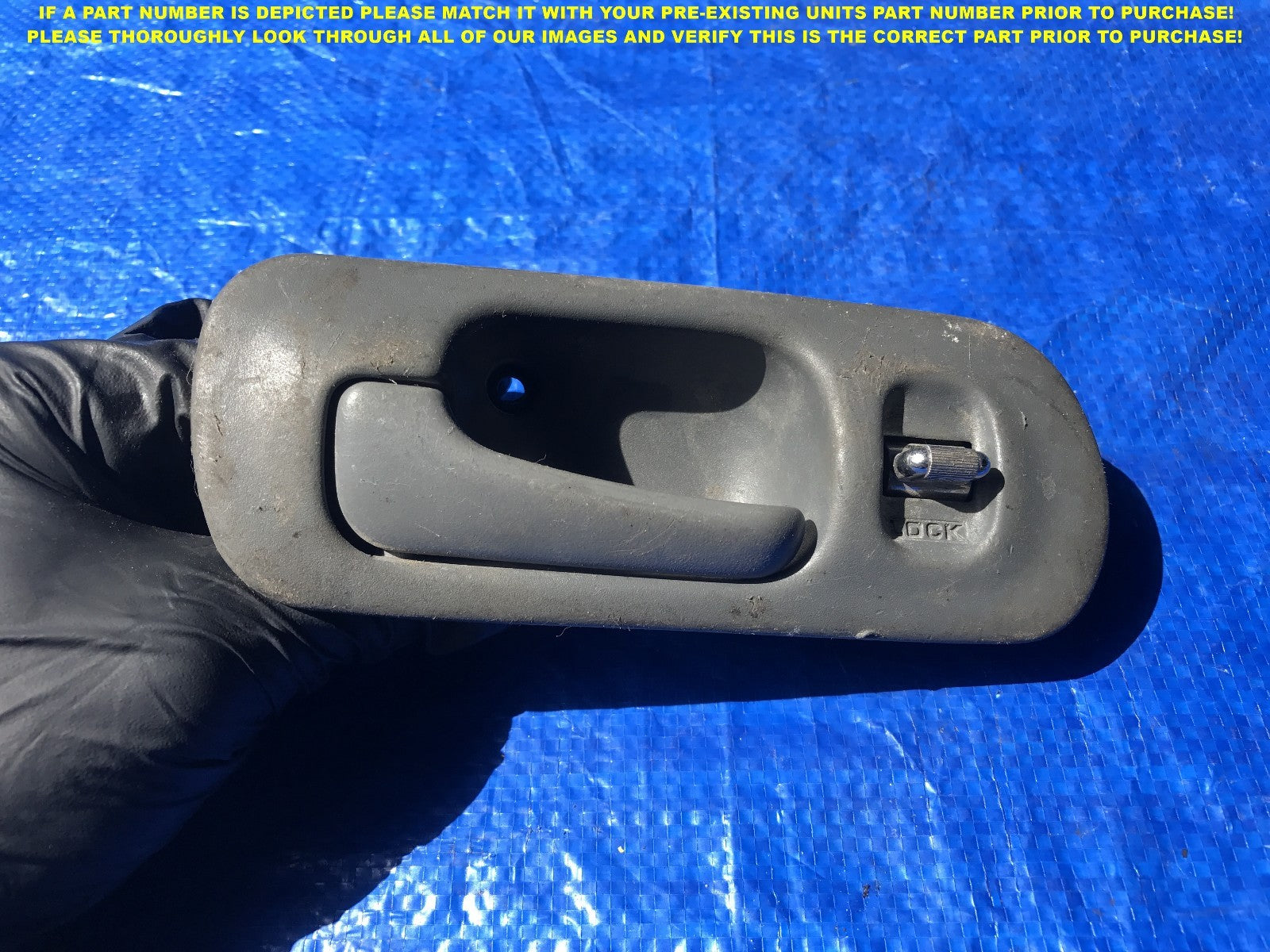 OEM 1996 1997 1998 HONDA CIVIC SEDAN DRIVER LEFT FRONT INTERIOR DOOR HANDLE 0