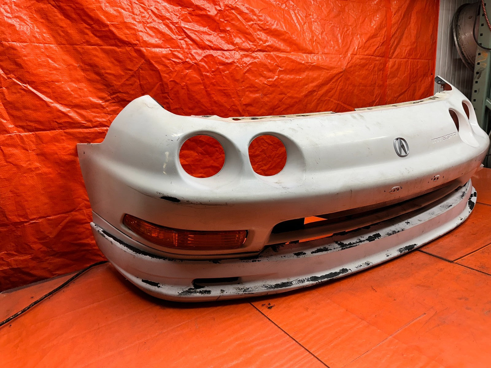 94-01 ACURA INTEGRA FRONT BUMPER COVER ASSEMBLY WITH MUGEN LIP OEM #34015
