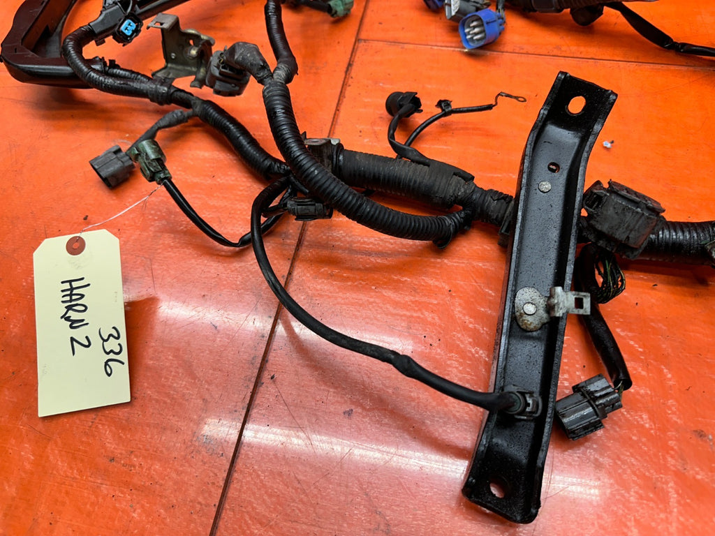 97 01 HONDA PRELUDE 2.2L H22A ENGINE MOTOR MAIN WIRE WIRING HARNESS OEM #33611