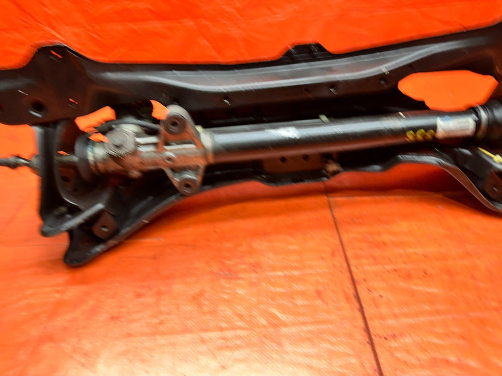97 01 HONDA PRELUDE 2.2L FRONT SUBFRAME K MEMBER W/ POWER STEERING RACK OEM #33522