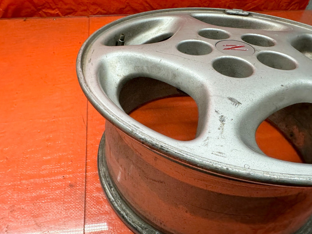 90 96 NISSAN 300ZX Z32 16" 5 SPOKE ALLOY WHEEL RIM OEM #85 35