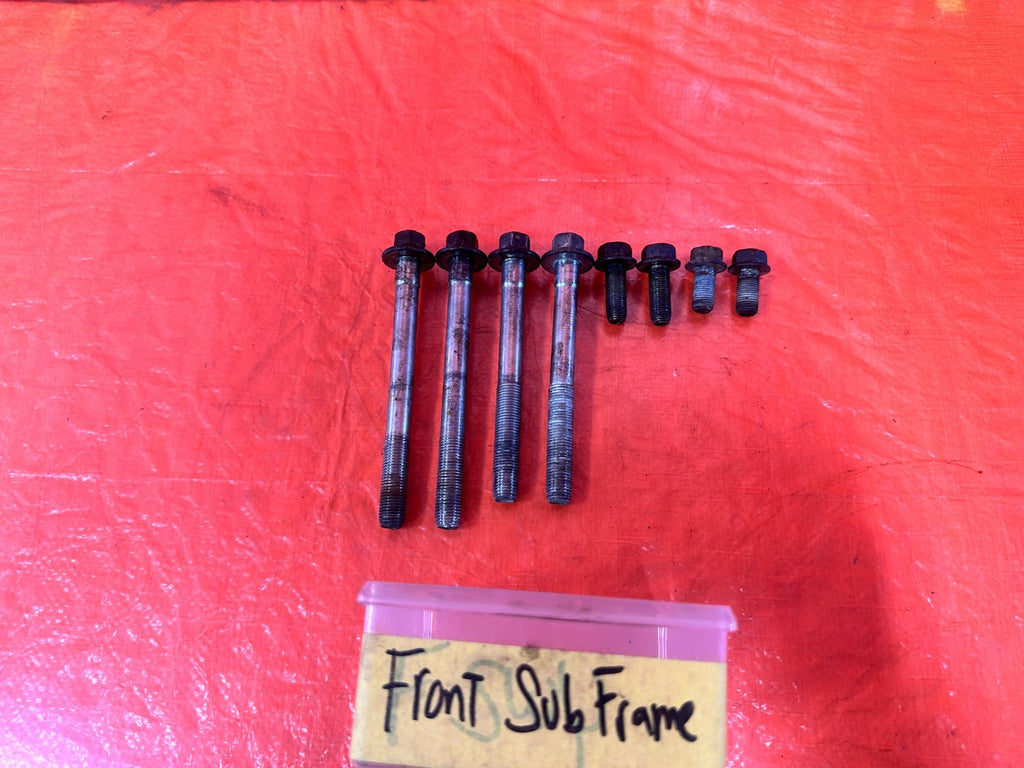04 08 ACURA TSX   FRONT CROSSMEMBER SUBFRAME SUB FRAME BOLTS HARDWARE   OEM #3040