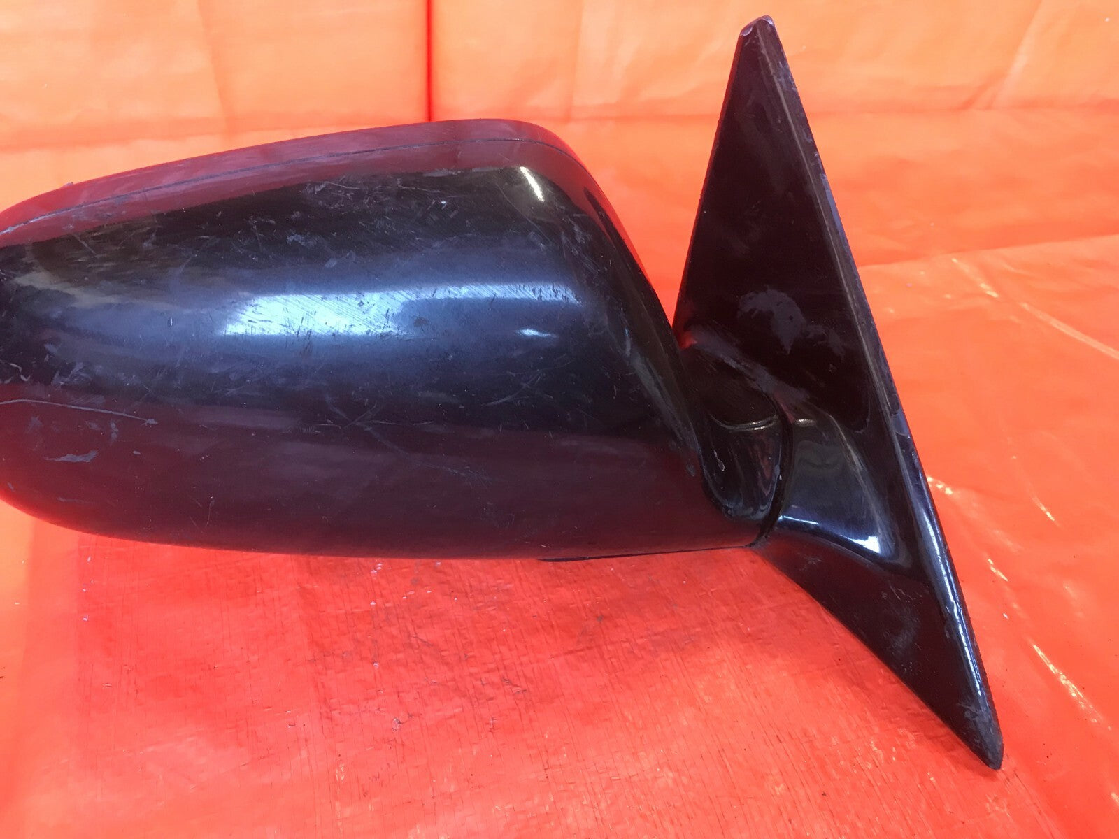 OEM 1992 1993 HONDA ACCORD PASSENGER RIGHT SIDE VIEW MIRROR   BLACK   3 PIN3