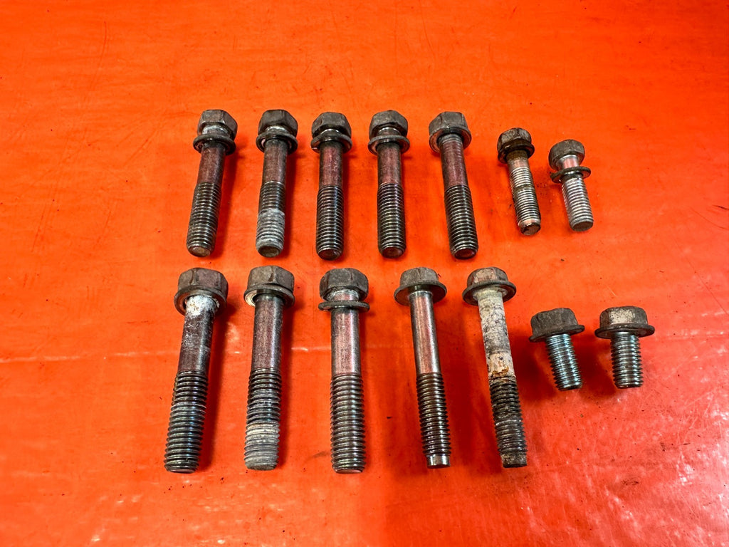 16 24 INFINITI Q50   3.0L   TRANSMISSION BELL HOUSING BOLTS HARDWARE   OEM 3161