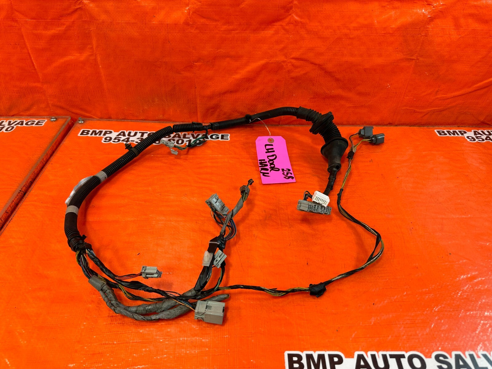 02 05 HONDA CIVIC SI EP3 HATCH DRIVER LEFT DOOR WIRING HARNESS WIRE LOOM OEM 2580