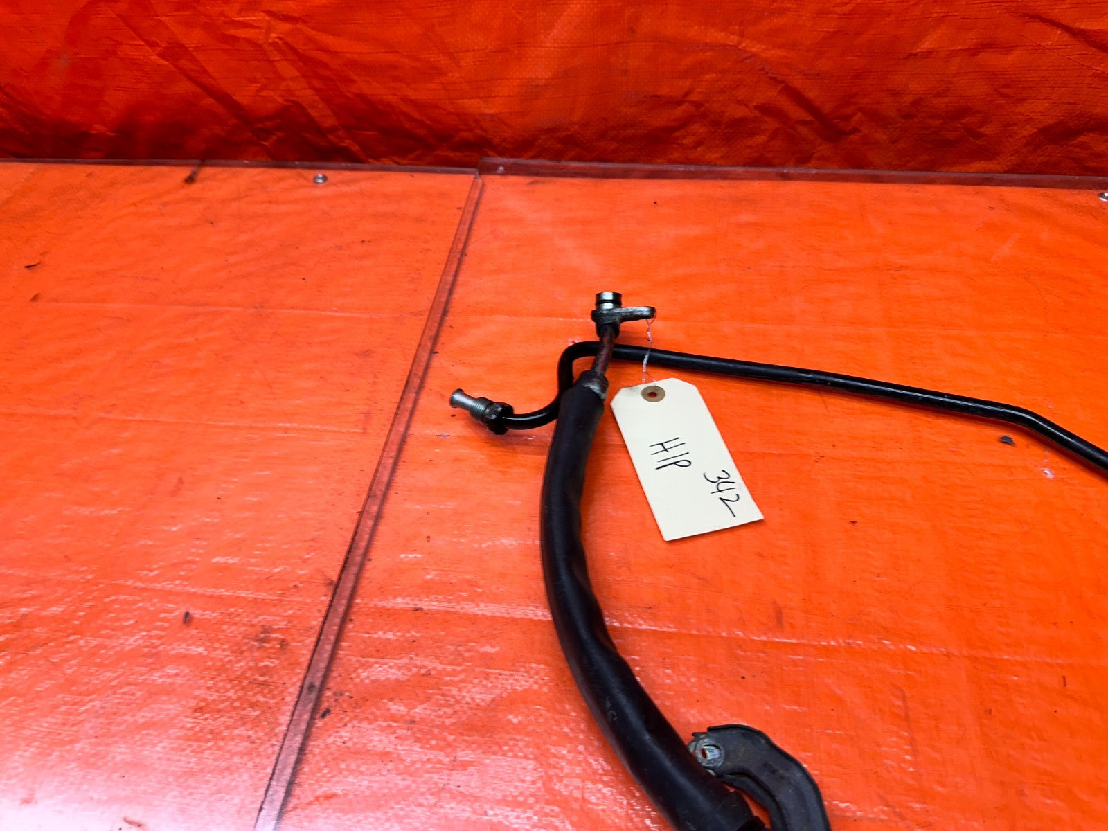 04-08 ACURA TSX 4D 2.4L K24A2 POWER STEERING HIGH PRESSURE HOSE LINE OEM #34210