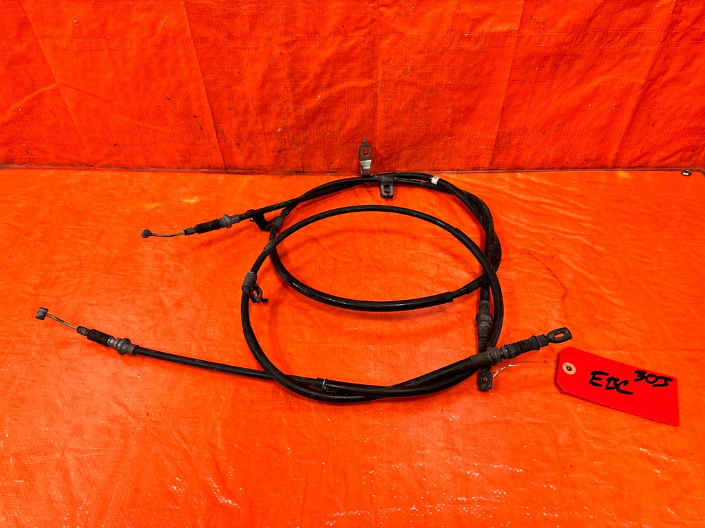 09 11 MAZDA RX8 RX 8EMERGENCY PARKING BRAKE CABLE SET CABLES LEFT RIGHT OEM 3030