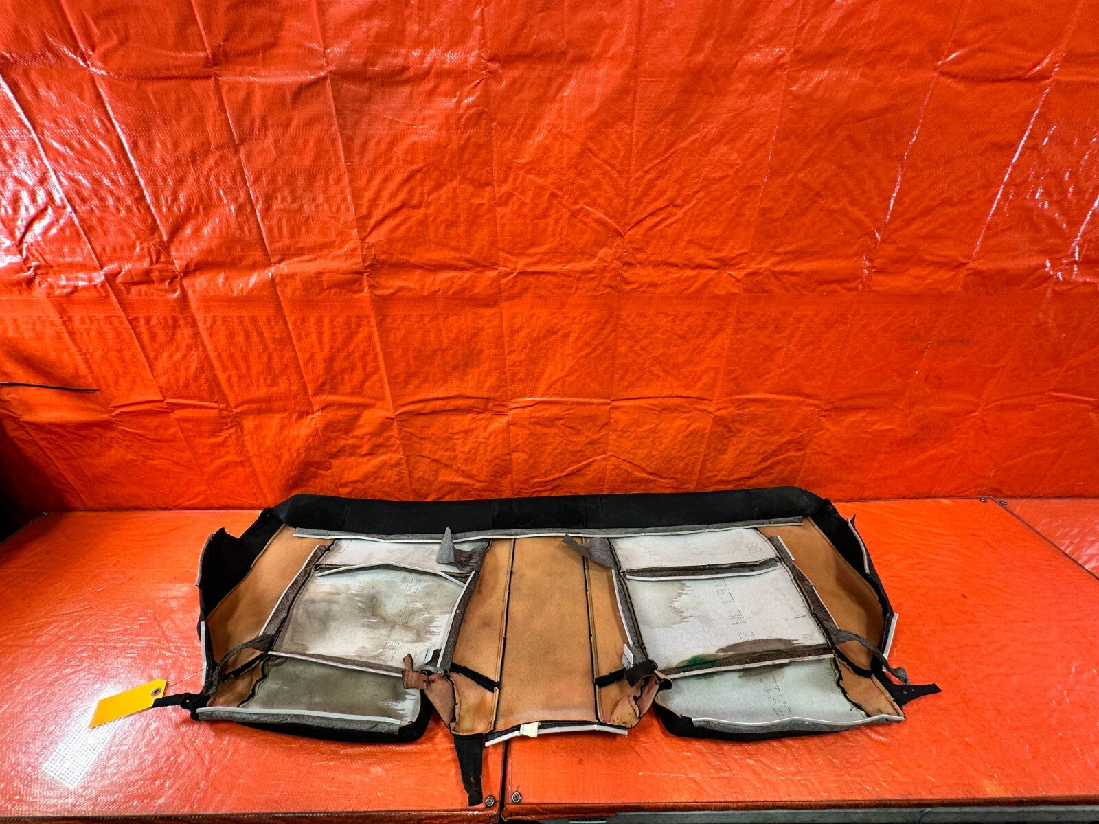 06 08 HONDA CIVIC SI 2D   REAR LOWER SEAT SKIN WRAP FABRIC   OEM #2867