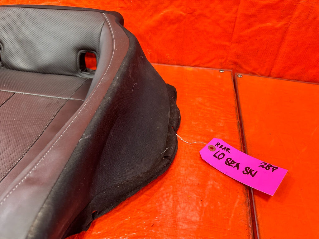 17 20 INFINITI Q60   BLACK LEATHER REAR SEAT LOWER SEAT SKIN WRAP   OEM #2895