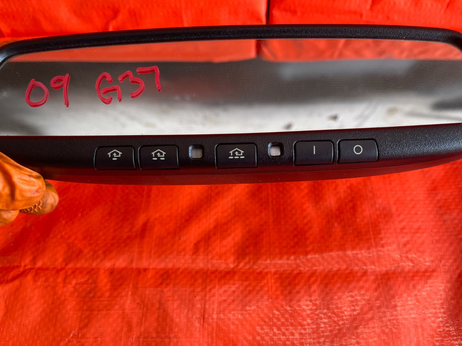 08 13 INFINITI G37 SPORT 2D COUPE   INTERIOR REAR VIEW MIRROR   OEM OE FACTORY4